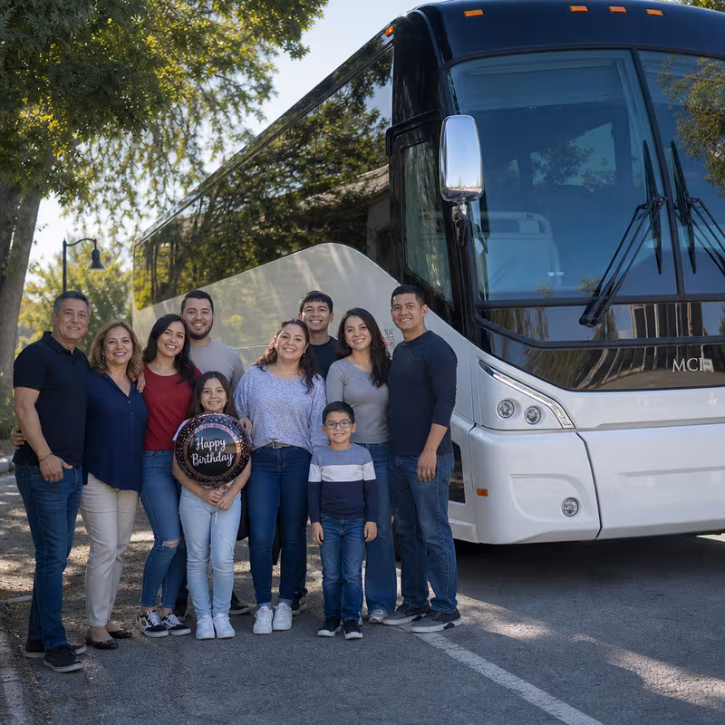 Passengers loading luggage while boarding an Union group shuttle