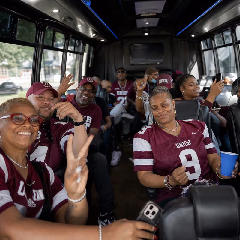 Union Sporting Event Transportation fleet vehicle