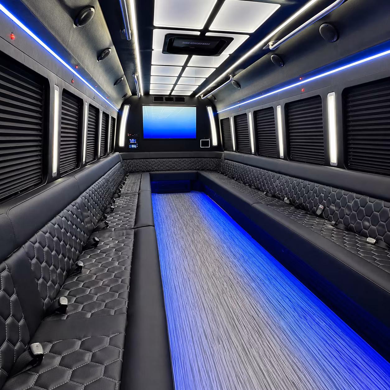 Union Bachelor & Bachelorette Transportation party bus exterior