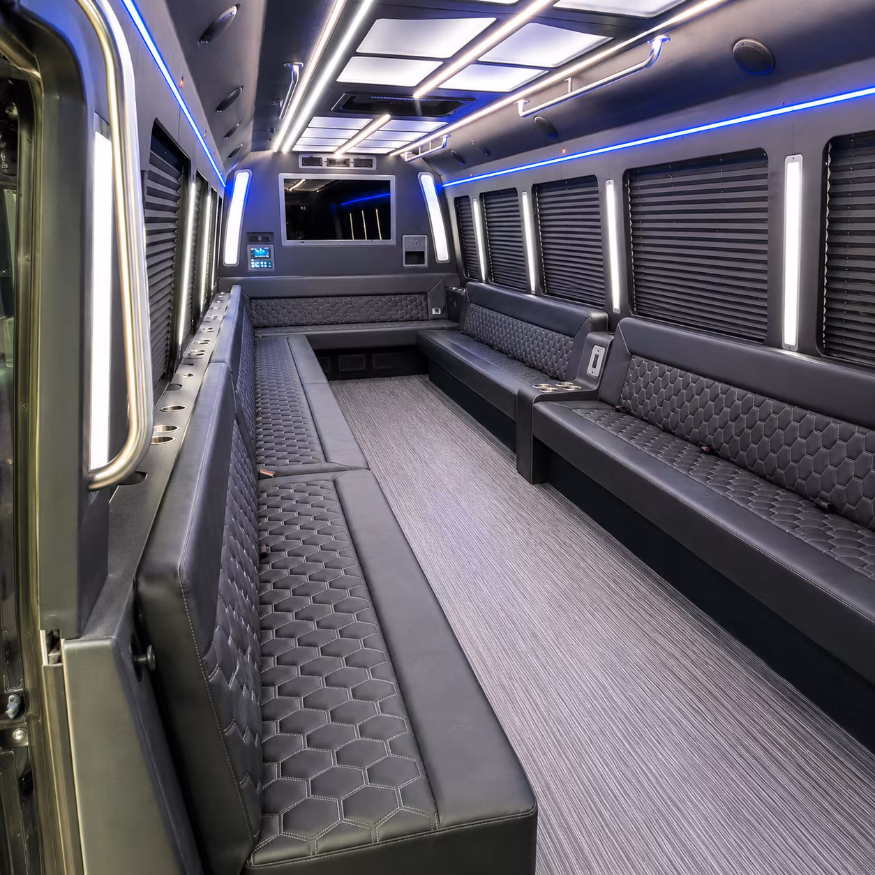 Union Birthday, Sweet 16, & Quinceañera Transportation onboard seating
