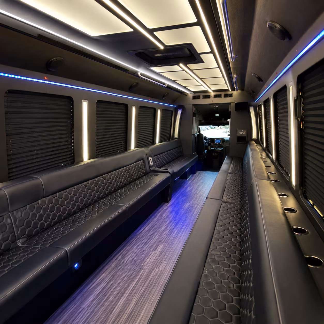 Union Private Event Transportation party bus exterior