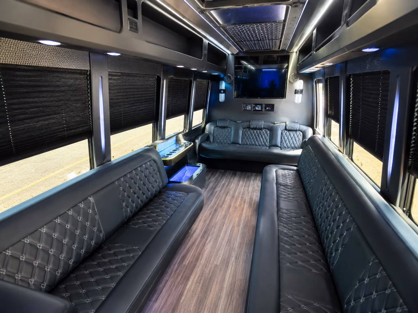 Union Private Event Transportation party bus exterior