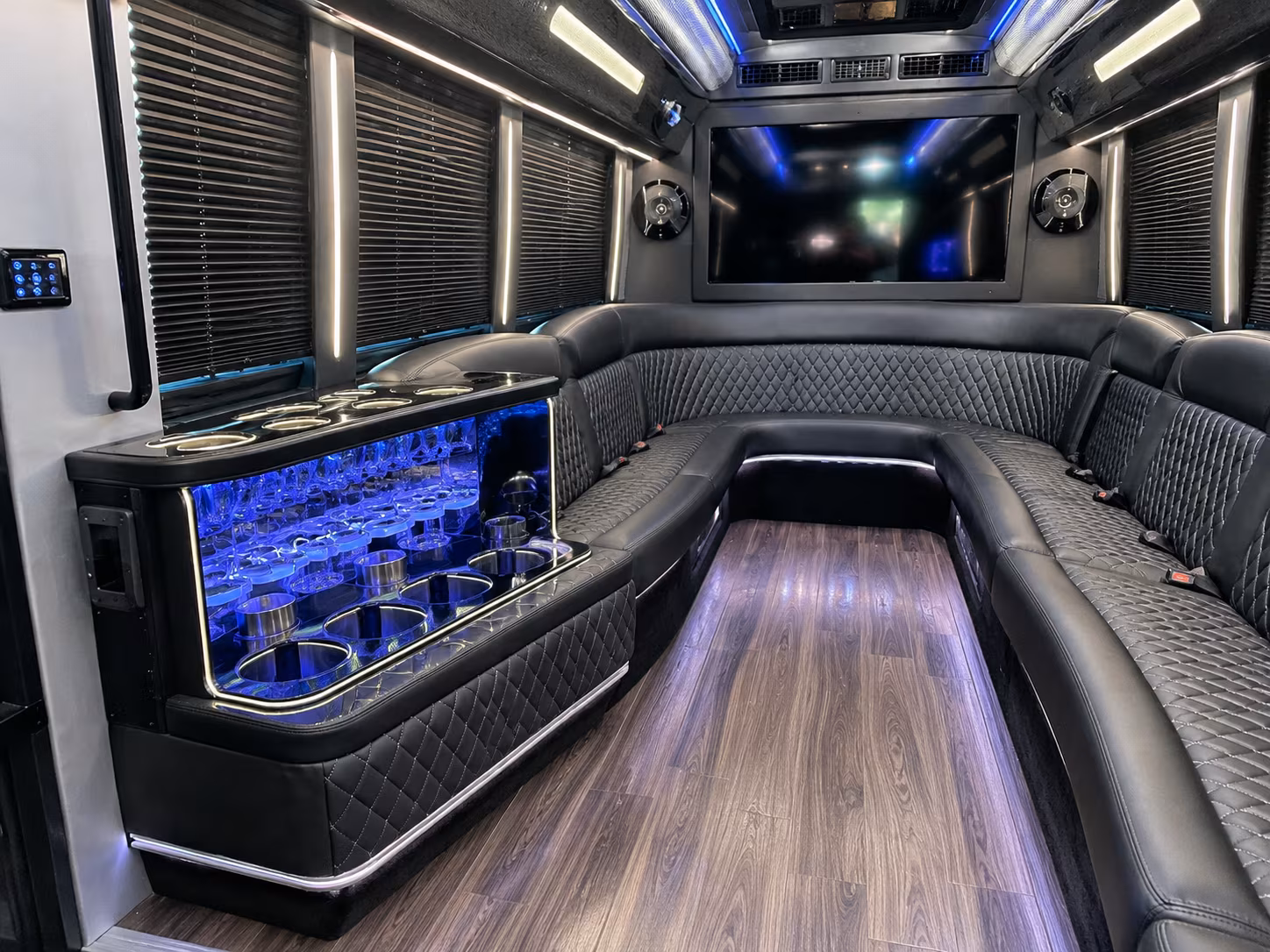 Union Private Event Transportation party bus exterior