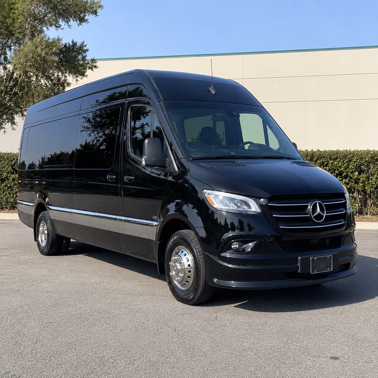 Union School Event Transportation party bus exterior