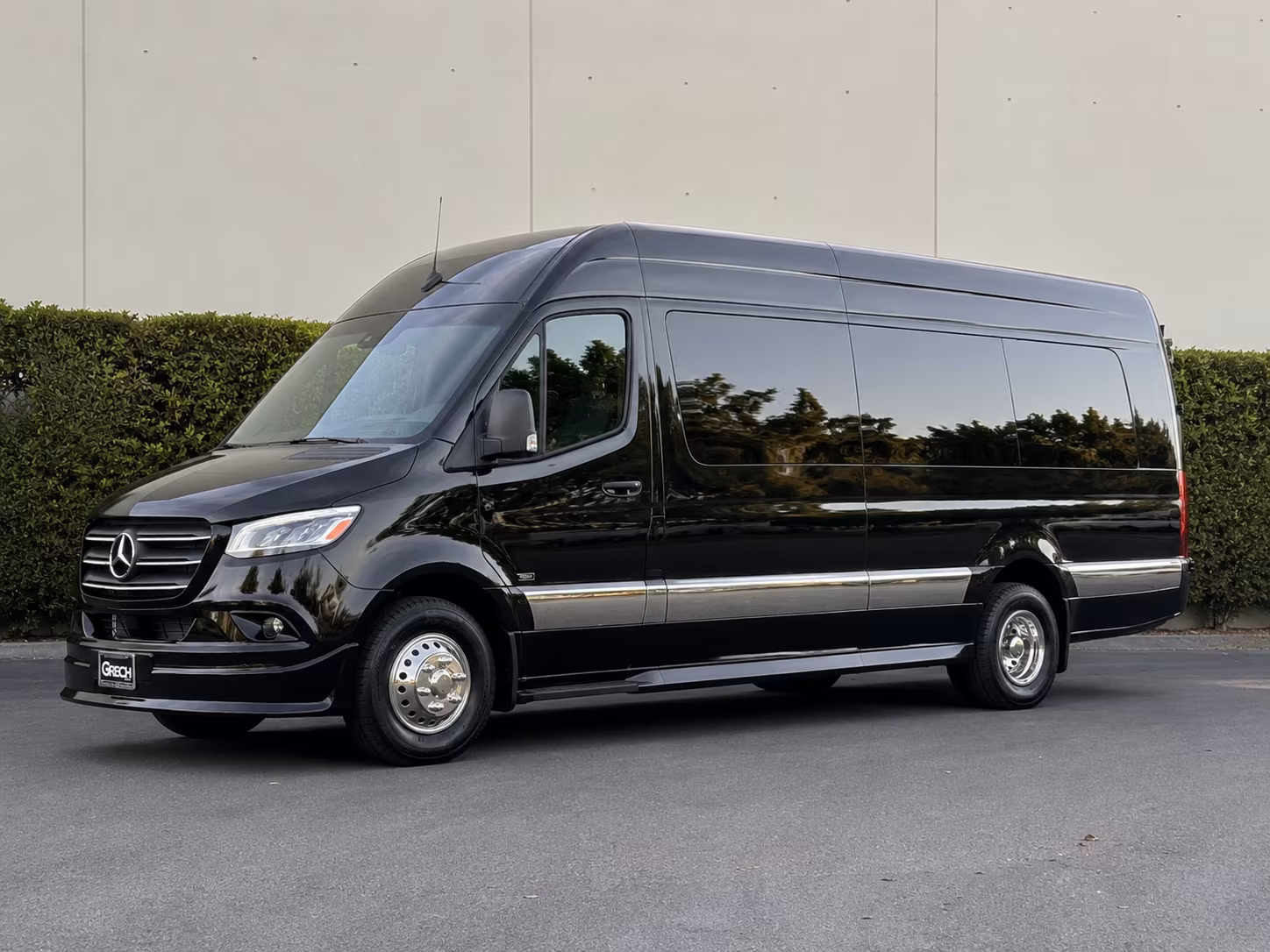 Union School Event Transportation party bus exterior