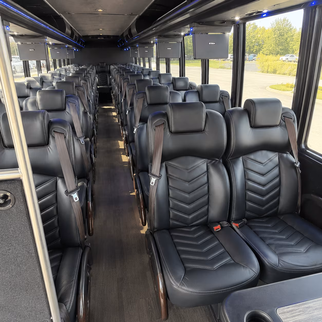 Union School Event Transportation party bus exterior