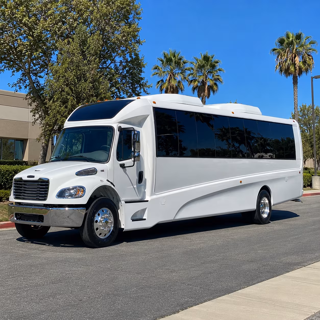 Union School Event Transportation party bus exterior