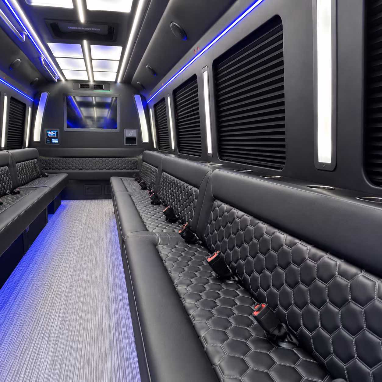 Union Sporting Event Transportation party bus exterior