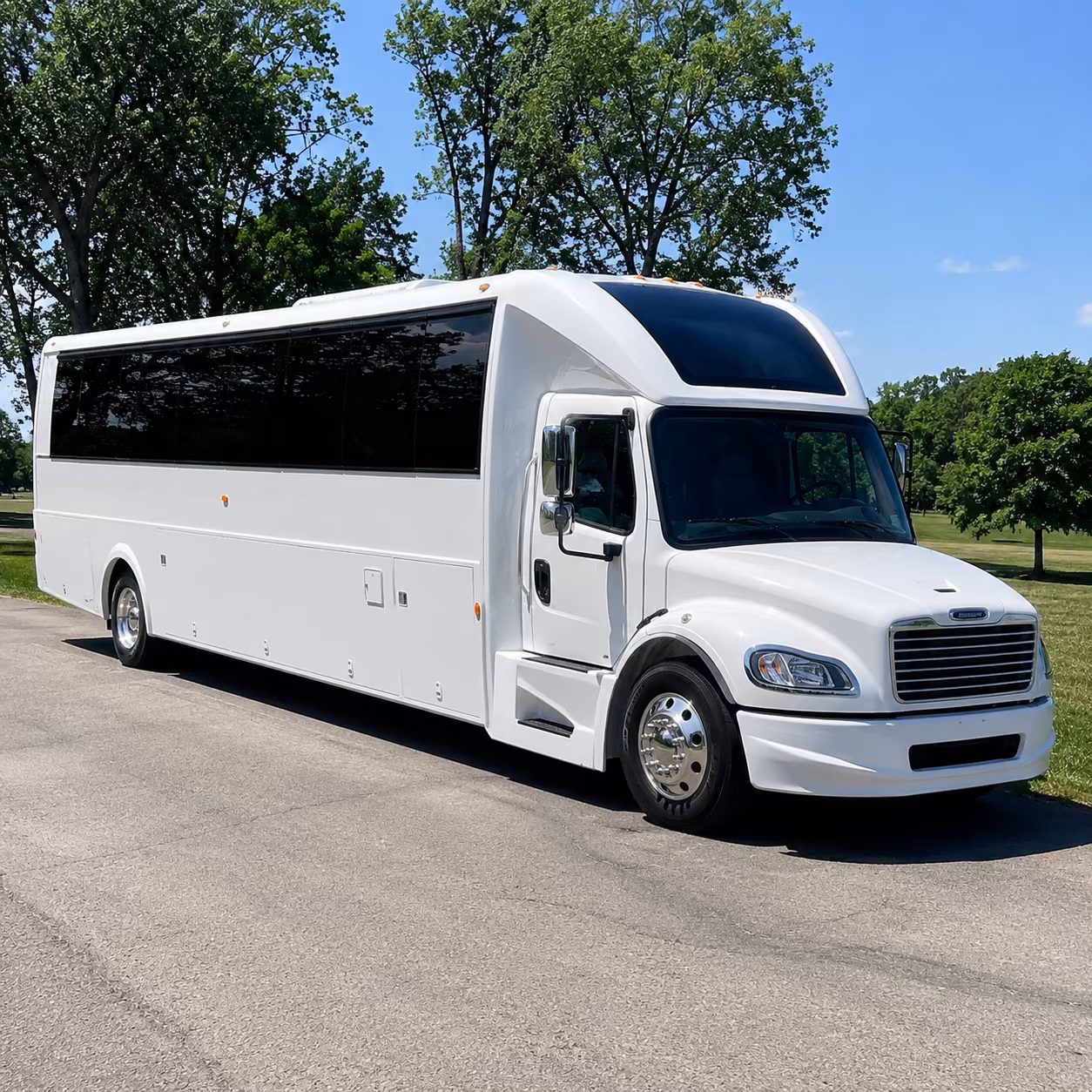 Union Sporting Event Transportation party bus exterior