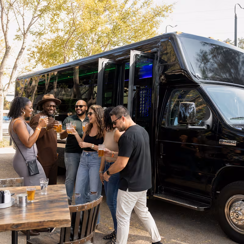 Union Winery & Brewery Tour Transportation fleet vehicle